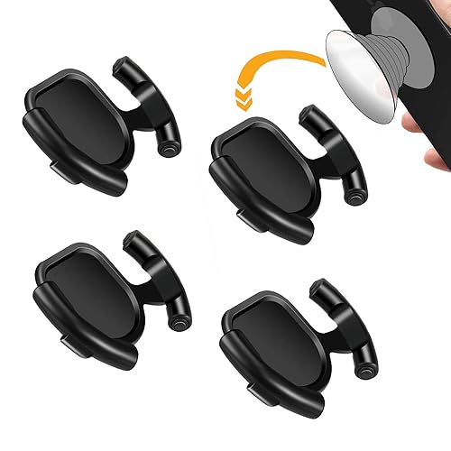 ZANEDY Car Mount for Cellphone Phone Holder Stand with Collapsible Grip/Mount with Sticky Adhesive Used on Dashboard Home Desk Wall