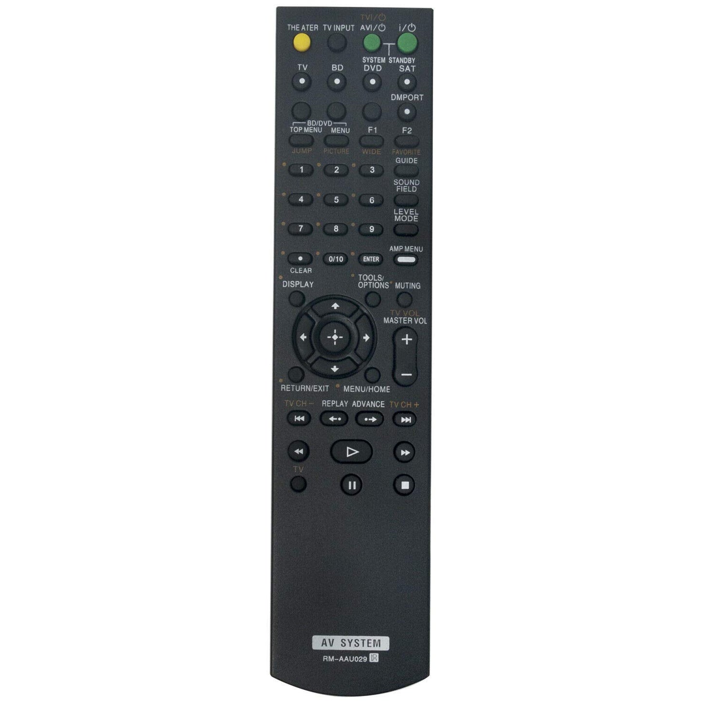 Remote Control RM-AAU029 for Sony Sound Bar HT-CT100 SA-WCT100 SS-MCT100 HTCT100 SAWCT100 SSMCT100