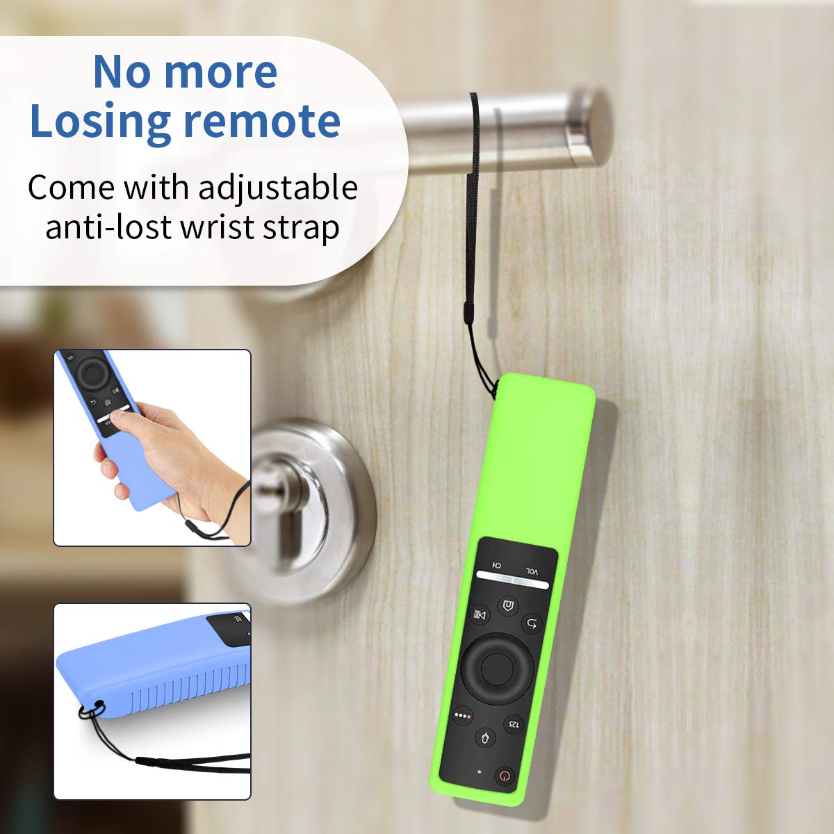 3-Pack Protective Case for Samsung Smart TV Remote Control BN59 Series, Light Weight Kids-Friendly Anti Slip Shockproof Silicone Case Cover
