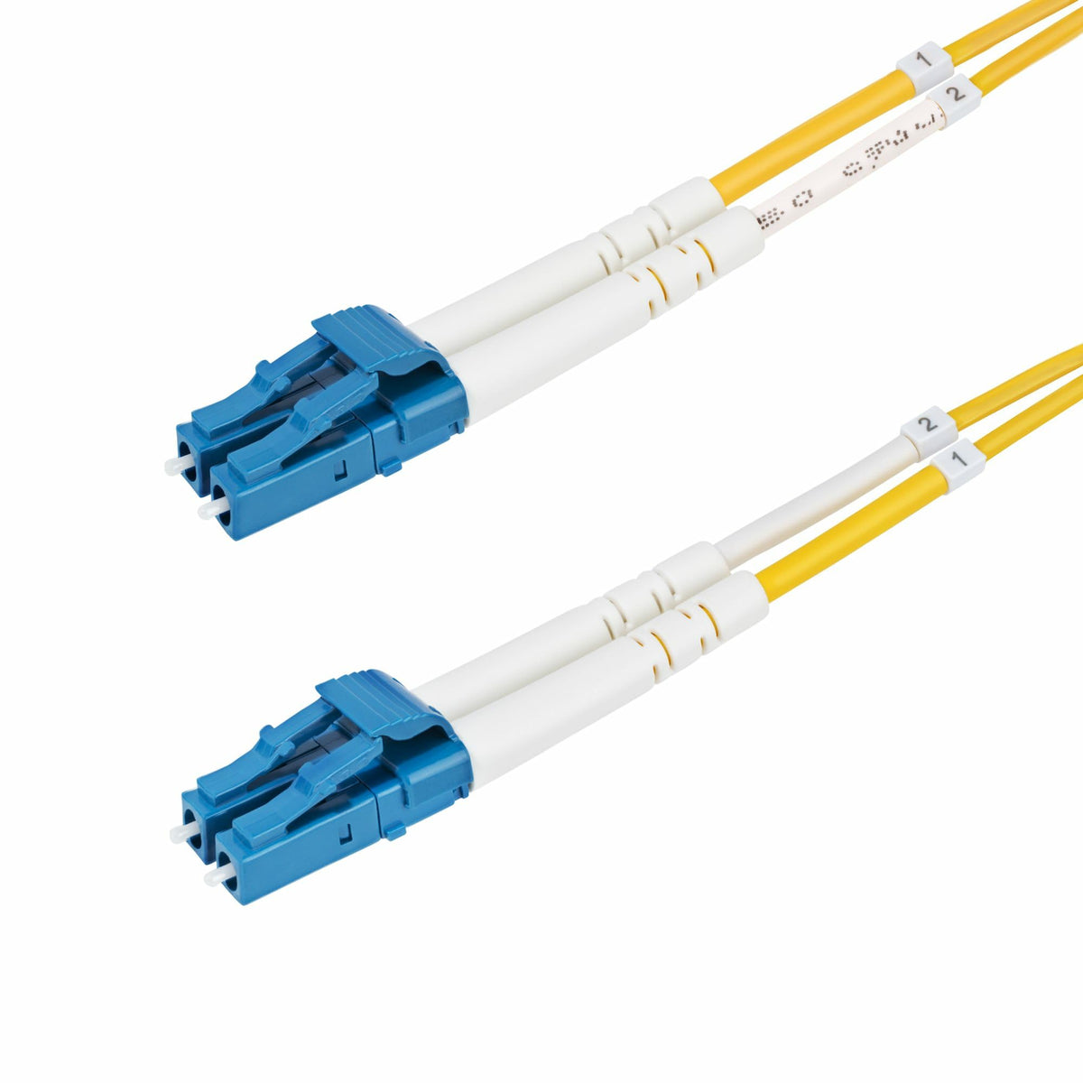 StarTech 6.6ft/2m OS2 Fiber Cable, LC to LC, 9/125 Duplex, LSZH