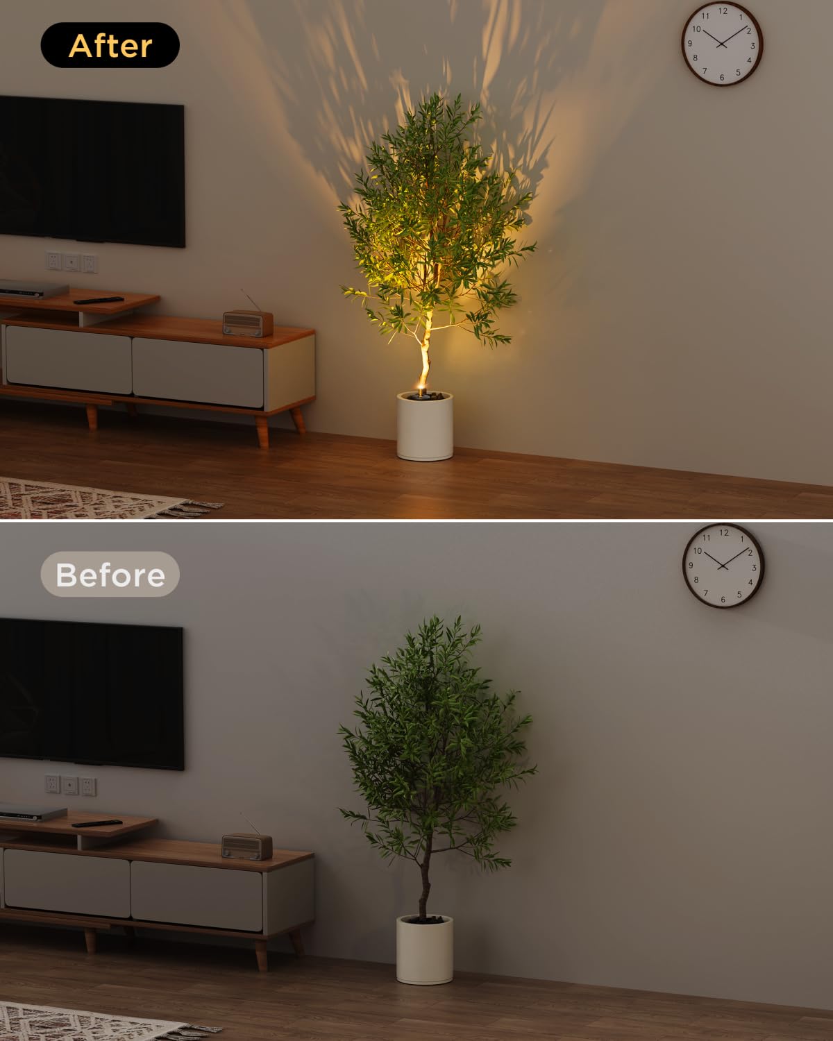 Spot Lights Indoor Led Spotlight: Rechargeable Battery Wireless Up Lights Indoor - Plants Tree Artwork Portrait Picture Display Accent Lighting