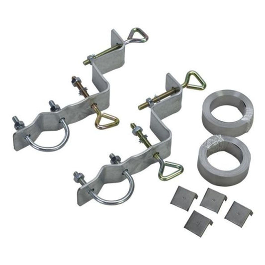 EZ 28-24 Z Style Chimney Mount with 12' Galvanized Straps - TV Antenna Mast Bracket