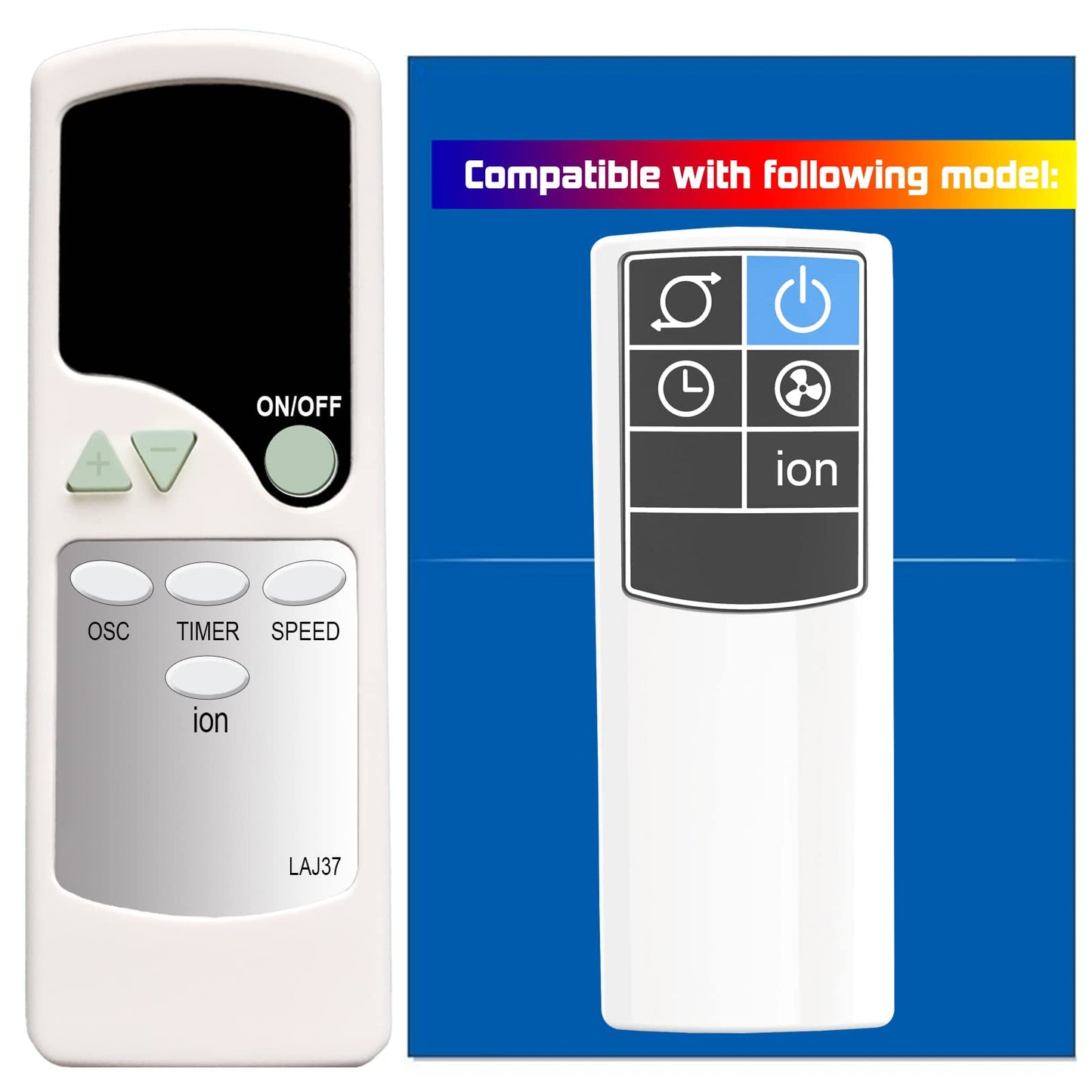 Replacement Remote Control for Lasko 2033687 T36550C Tower Fan