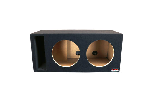 Bbox Dual 12" Vented Enclosure Certified for Digital Desgins 500, 1000, 1500, 2500 & 3500 Series Subwoofers - SPL Tuned Car Subwoofer Boxes - High Quality Audio, Sound & Bass - Nickel Finish Terminals