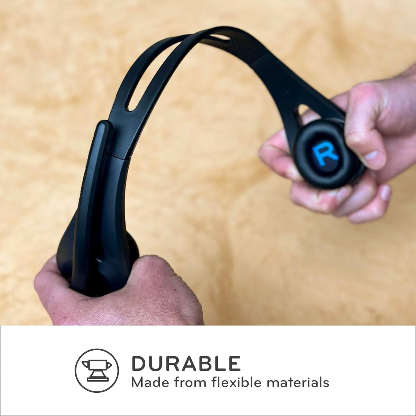 ThinkWrite Technologies / TWT Audio Ergo, TW130 | Premium On-Ear Wired Headset with Noise Reducing Microphone (USB-C Connection), Black