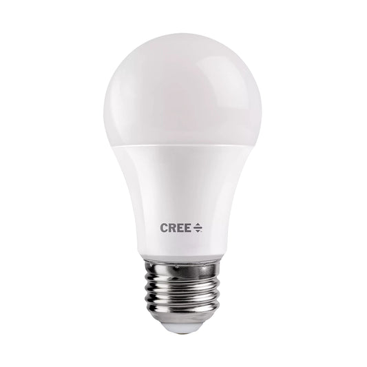 Cree Lighting Basic Series A19 Bulb, 2700K Dimmable LED Bulb, 60W + 800 Lumens, Soft White, 4 Pack, (A19-60W-B2-27K-E26-U4)