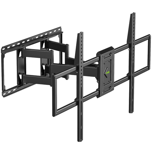 USX MOUNT Heavy Duty Full Motion TV Wall Mount for 60-120 Inch TVs, Holds 220lbs, 28" Extension Wall Bracket, Preassembled TV Mount for 65" 75" 85"