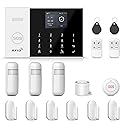 PGST Wireless Alarm System,WIFI/4G Home Security Systems with DIY Expandable Door and Motion Sensor,Tuya APP Instant Alerts,Compatible