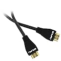 Nyrius High Speed Premium HDMI Cable (6 Feet) Supports 3D, Ethernet, & Audio Return for HDTV, Projector, A/V Receiver, Laptop, PC, Apple TV, Roku