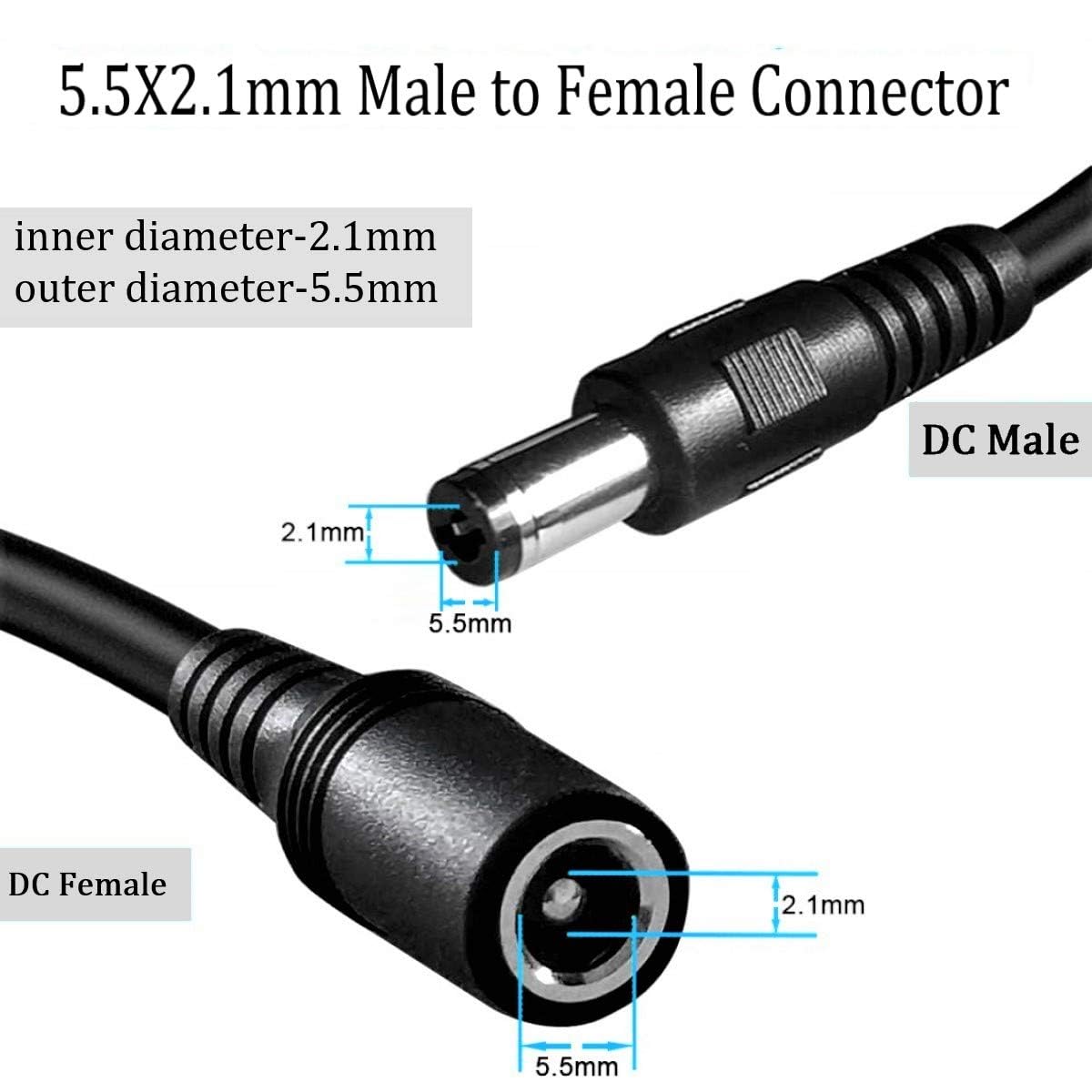 6ft (1.8m) SMAVCO 18V AC/DC with LED Indicator for Hunter Douglas Charger PowerView 2002000036 2989048000 Amigo 7806000000 with Female Jack Connector…