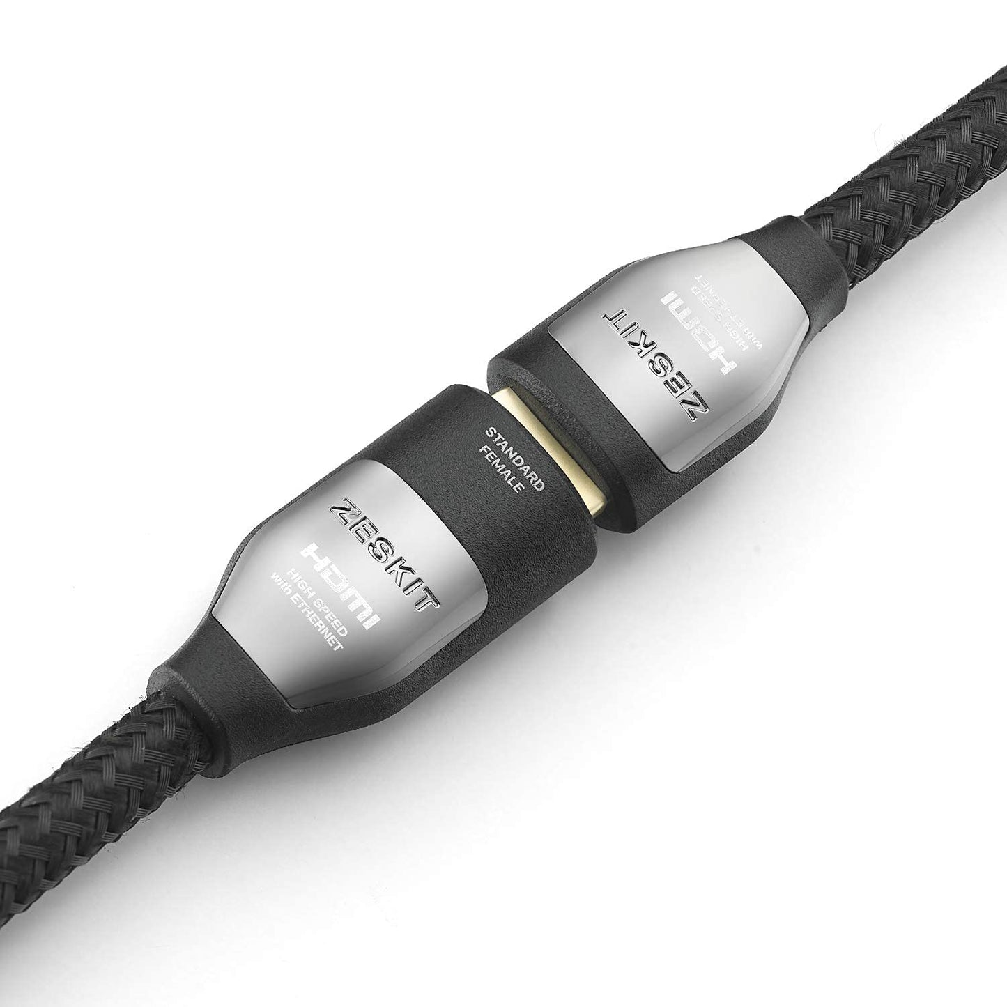 Zeskit Cinema Plus 4K 10ft Male to Female High Speed HDMI Extension Cable 22.28Gbps Compatible with 4K 60Hz Dolby Vision HDR ARC HDCP 2.2 Roku Fire TV