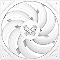 Scythe Wonder Tornado 120 Slim White, 120x120x15mm, PWM Fan, High Static Pressure, 400-2000 RPM, 3.12-26.36 dBA, FDB Bearing, 12V, for Compact