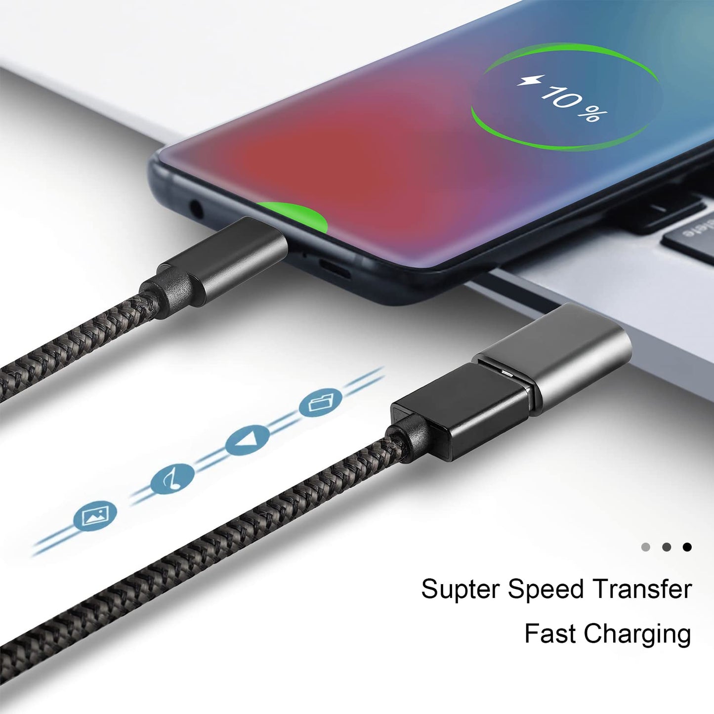 USB C to USB Adapter, Type C Thunderbolt 4 OTG Converter, USB C Male to USB 3.0 Female Adapter (3-Pack) for Apple MacBook Pro, Mac Book, iPad…