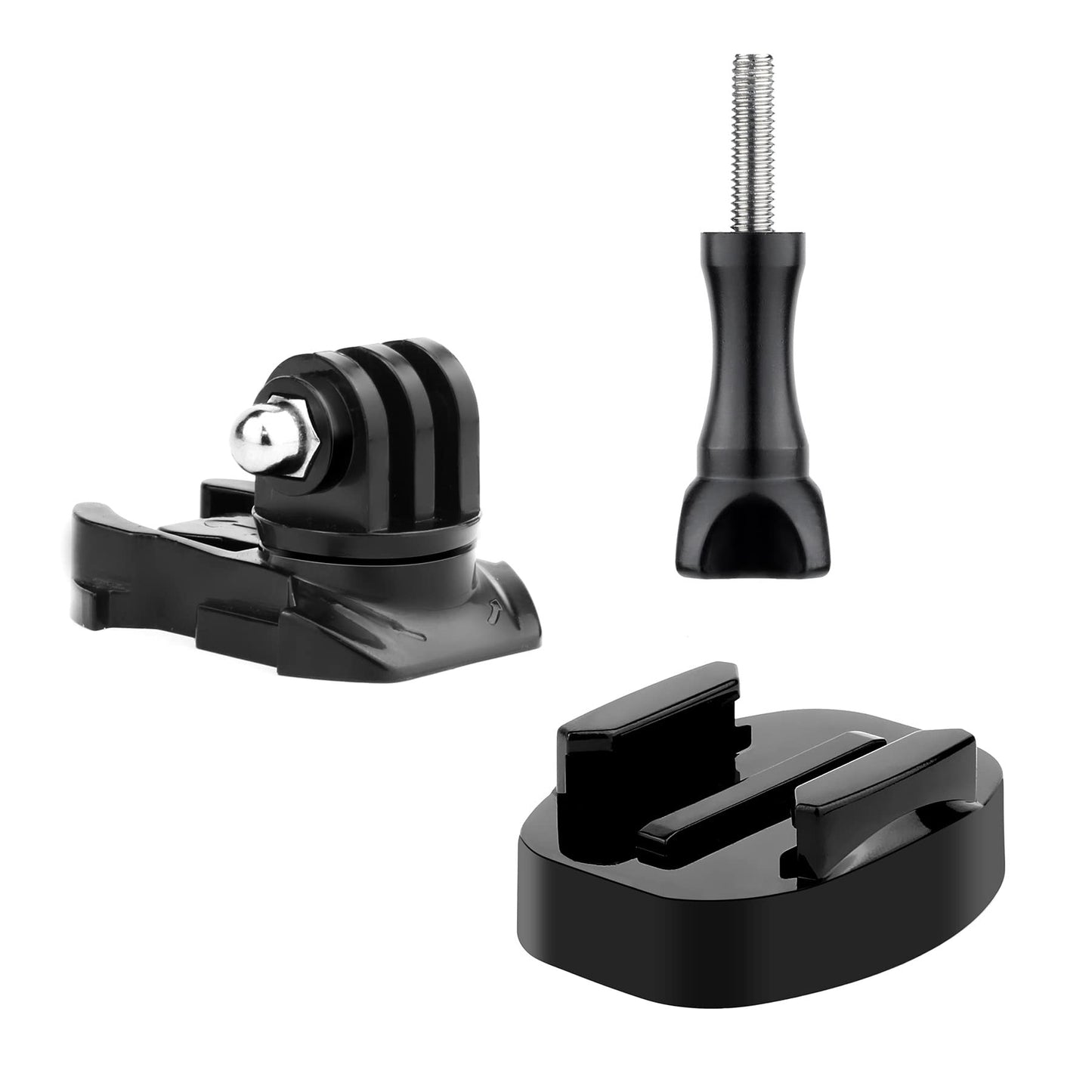 SOONSUN Quick Release Tripod Mount, Thumbscrew, 360 Degree Rotate Swivel Buckle Mount for GoPro Hero 13 12 11 10 9 8 7 6 5 4 Session 3+,3, GoPro Max