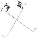 Deal4GO Left & Right Hinge LCD Screen Hinges Set Replacement for Lenovo IdeaPad 330-17 320-17 320-17IKB 320-17ISK 320-17AST 330-17IKB 330-17ISK