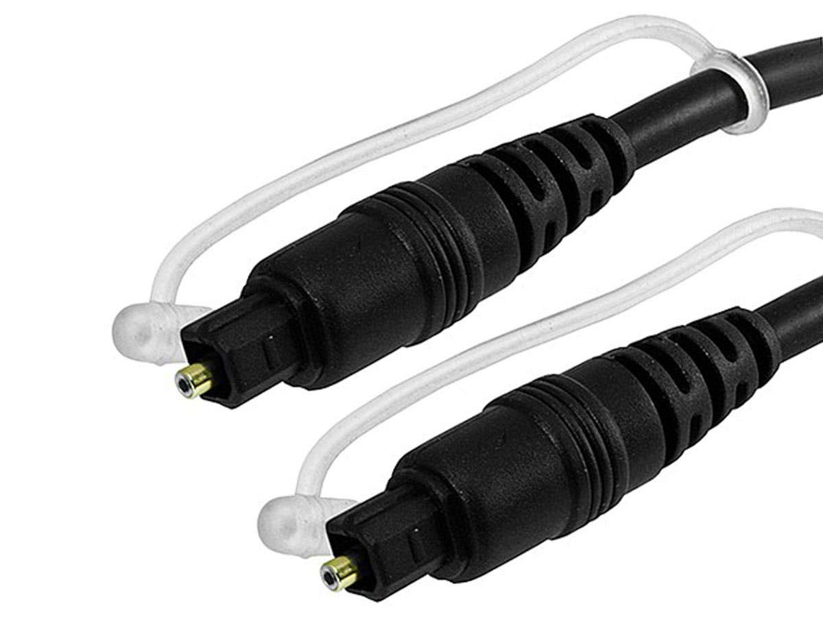 Monoprice 102669 S/PDIF (Toslink) Digital Optical Audio Cable, 50ft Black