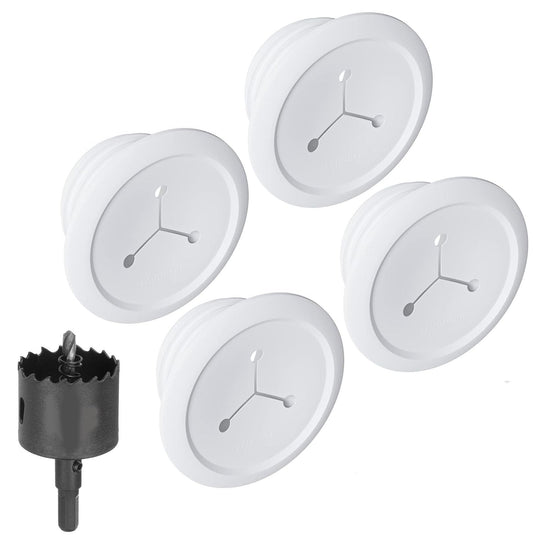 ECHOGEAR Wall Cable Hiders for Cable Management - 2.25" Mini Cord Hider Conceals 3 Low Voltage Cables Behind Wall - Perfect for Speakers, Mounted TVs