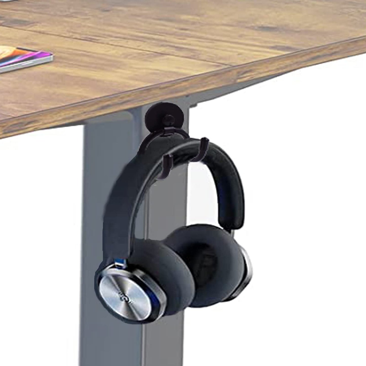 AUXPhome Magnetic Headset Holder up to 1 kg(2 lbs), Adjustable Headphone Holder Headphone Hanger Stand Headphone Hook for Computer/Gaming Headsets…