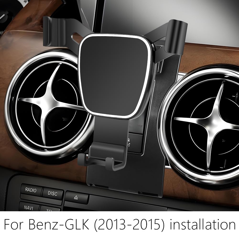 LUNQIN Car Phone Holder for Mercedes Benz GLK Class 2013 2014 2015 GLK350 GLK250 Auto Accessories Navigation Bracket Interior Decoration Screen Dash