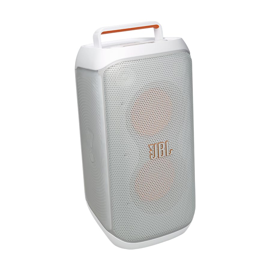 JBL Partybox Club 120 Portable Party Speaker Bundle with Additional Battery 200 (White)