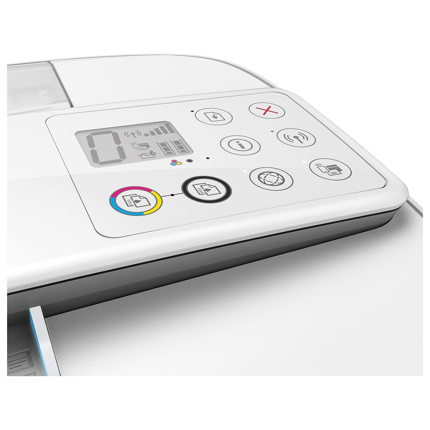 HP DeskJet 3755 Compact All-in-One Wireless Printer, Instant Ink, Works with Alexa - Stone Accent (J9V91A)