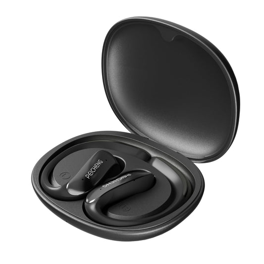 PEICHENG Wireless Bluetooth Earphones Earbuds Headphone Ear Bud for Sports Travel Business Learning (Black)