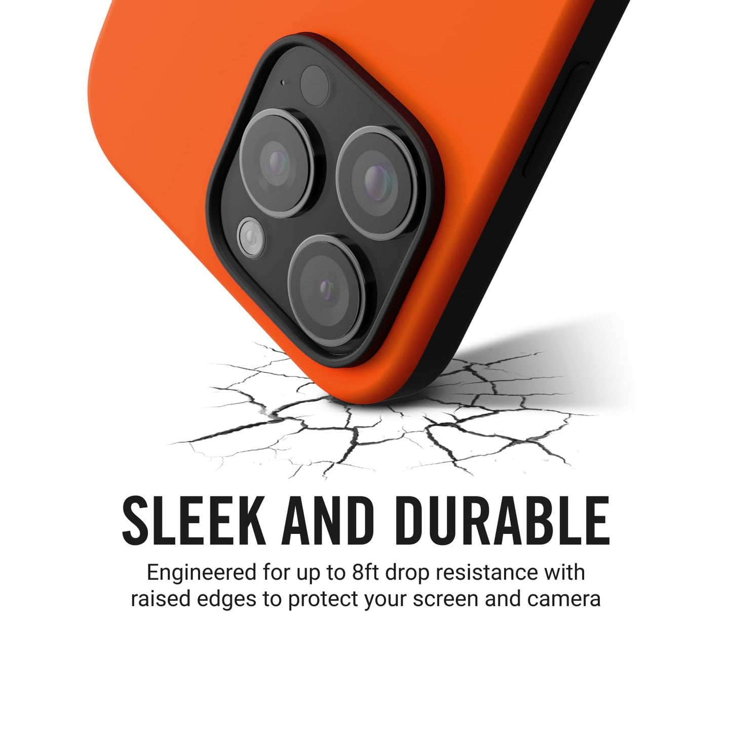 Ridge Case Compatible with iPhone 16 PRO - Compatible with MAGSAFE & Wireless Charging, Aluminum Control Buttons, Dual-Layer Construction, TPU Bumper