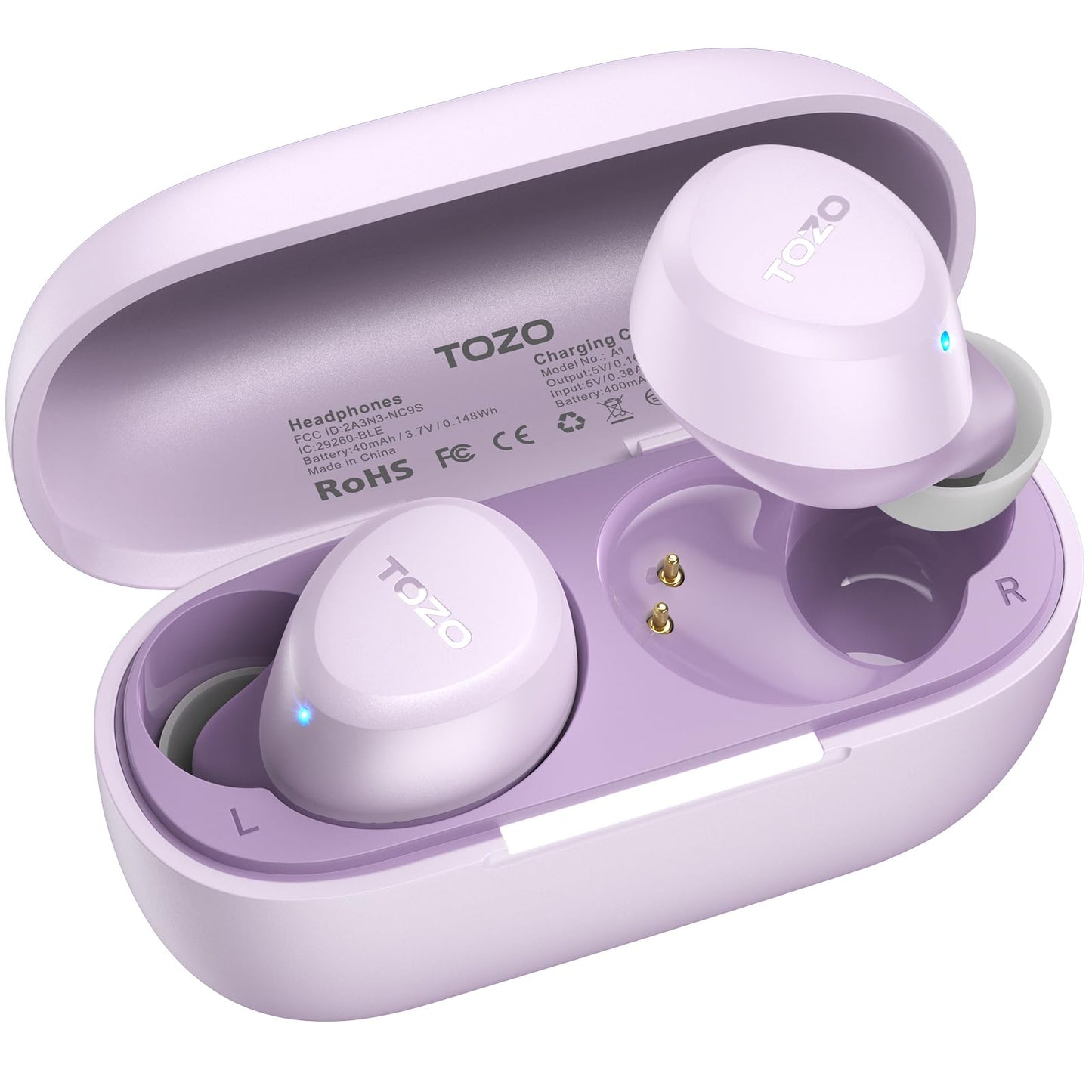 TOZO A1 Wireless Earbuds Bluetooth 5.3 Light Weight in Ear Headphones