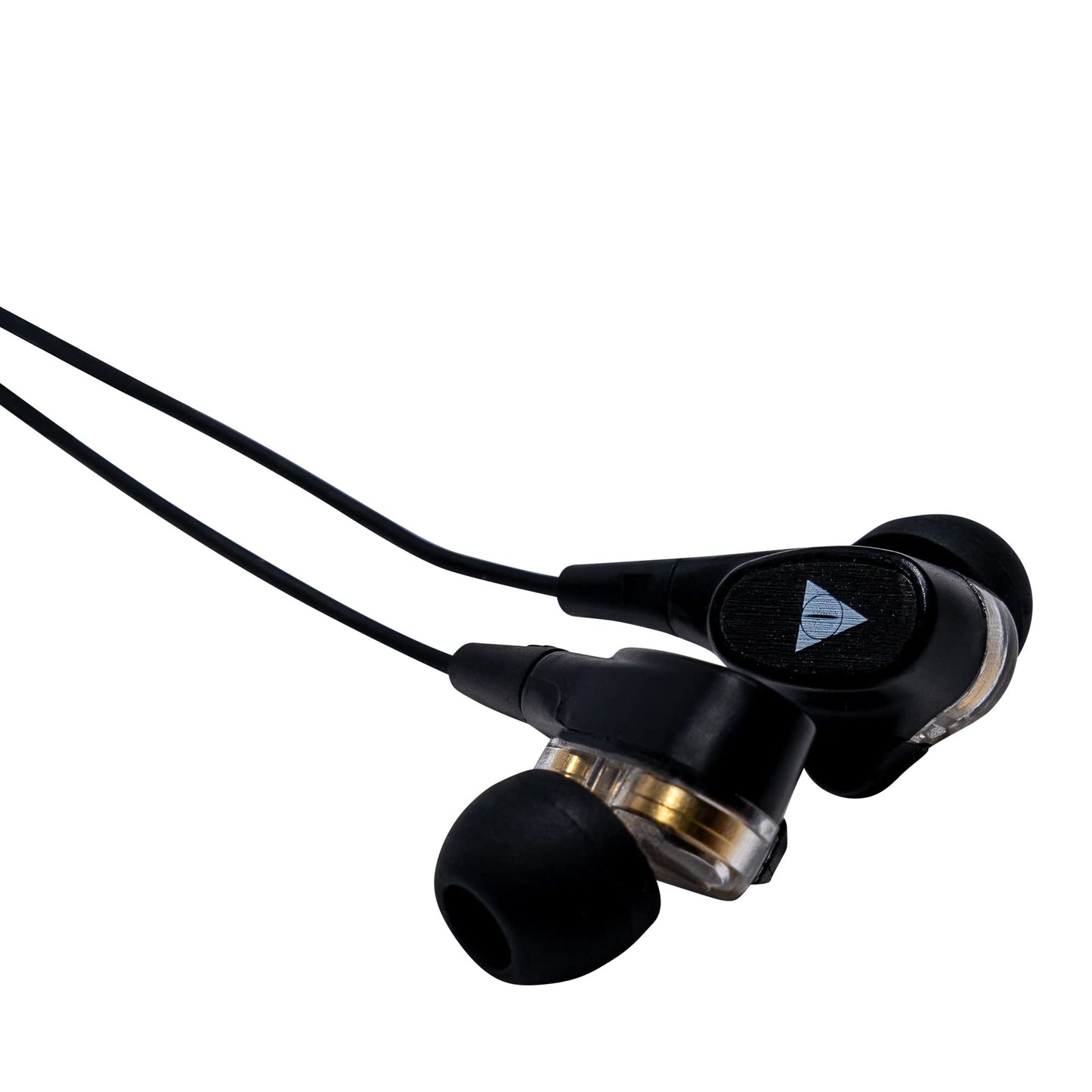Vault Buds Duo Dual Driver Headphones with in-line Mic and 3D Stereo Sound for Smartphones, Tablets, PC & Laptop