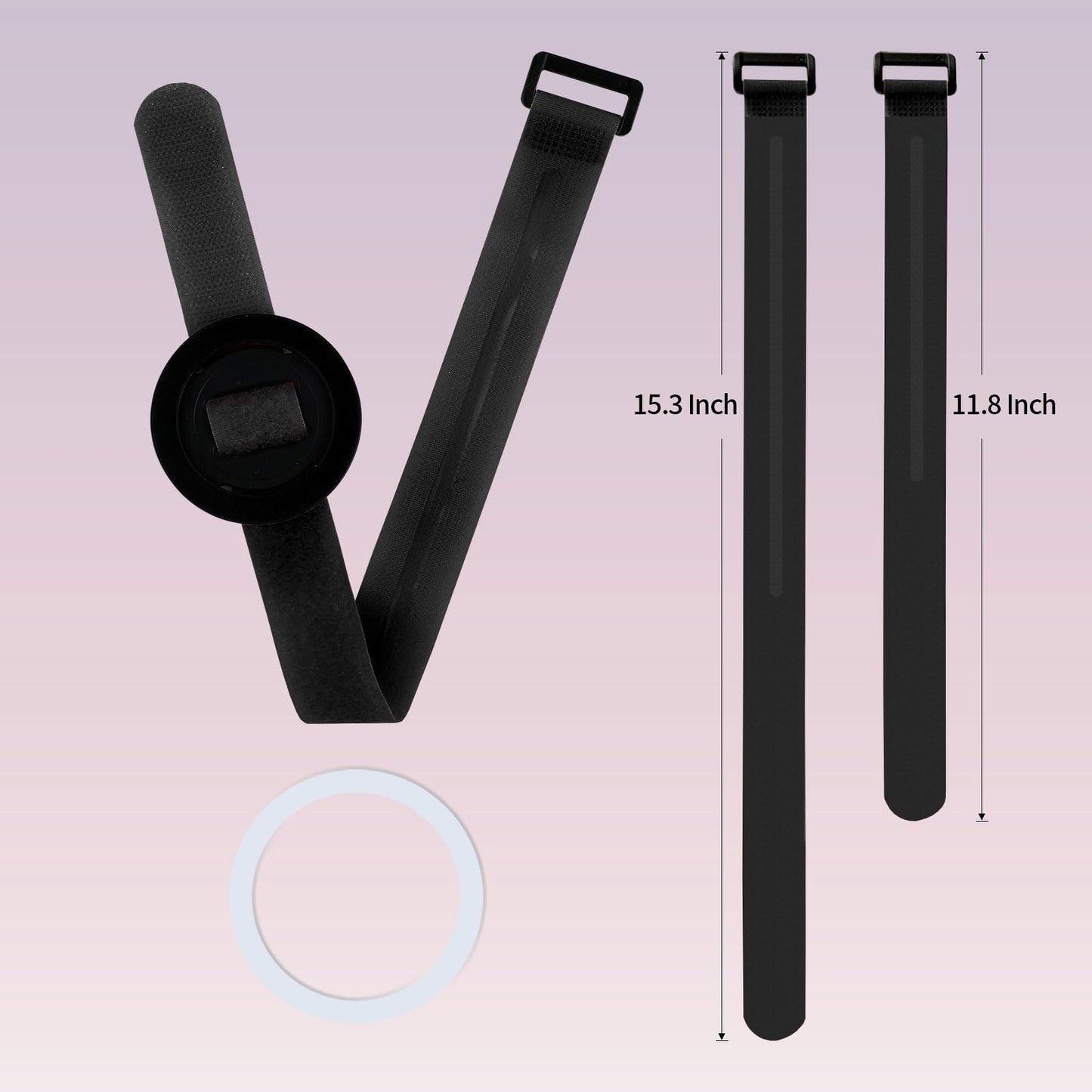 Solememory Magnetic Phone Strap for Bottles Stanley Cups, Magnetic Phone Holder with 2pcs Adjustable Straps for Phone Using in Gym, Shopping Cart