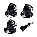 Suptig Tripod Mount Adapter for Gopro Hero 13, Hero 12, 11, 10, 9, 8, 7, 6, 5, 4, 3, 3+, Hero Session, Gopro Max, Akaso, DJI osmo Action, Inst360