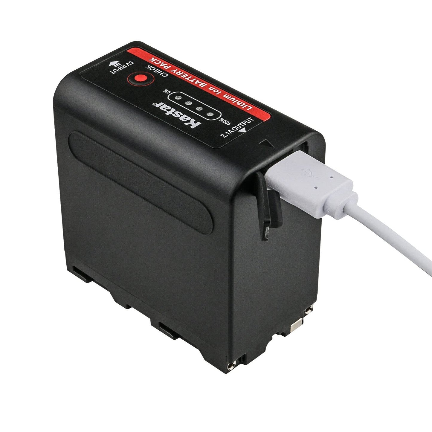 Kastar 1-Pack NP-F980EXP Battery and LCD AC Charger Compatible with NP-F970 NP-F960 NP-F975 NP-F950 NP-F930 NP-F570 NP-F750 NP-F770, Neewer CN160