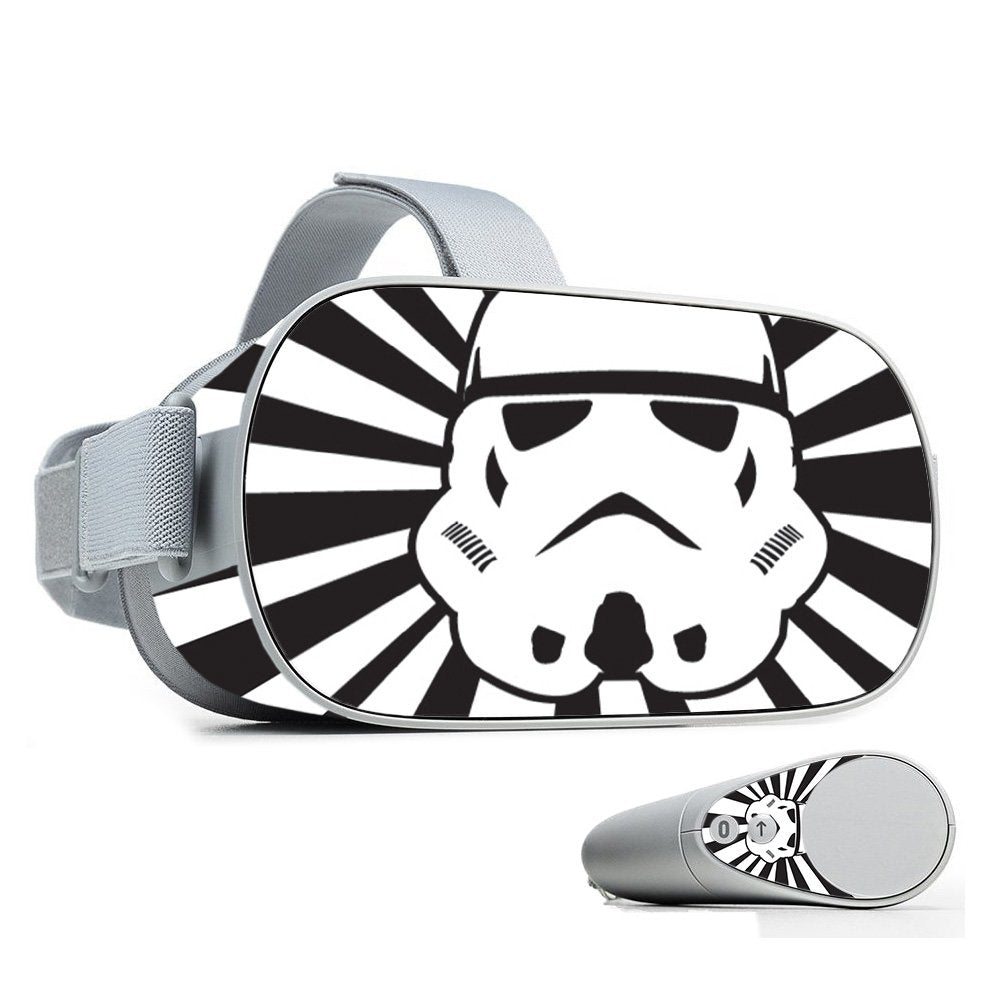 MightySkins Skin Compatible with Oculus Go Mobile VR - Star Rays | Protective, Durable, and Unique Vinyl Decal wrap Cover | Easy to Apply, Remove