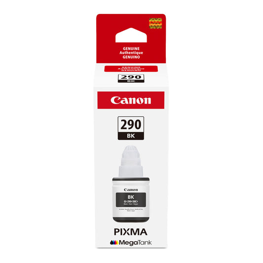 Canon GI-290 Genuine Black Ink Tank, Compatible with Megatank G4200, G3200, G2200, G1200, and G4210 Printers