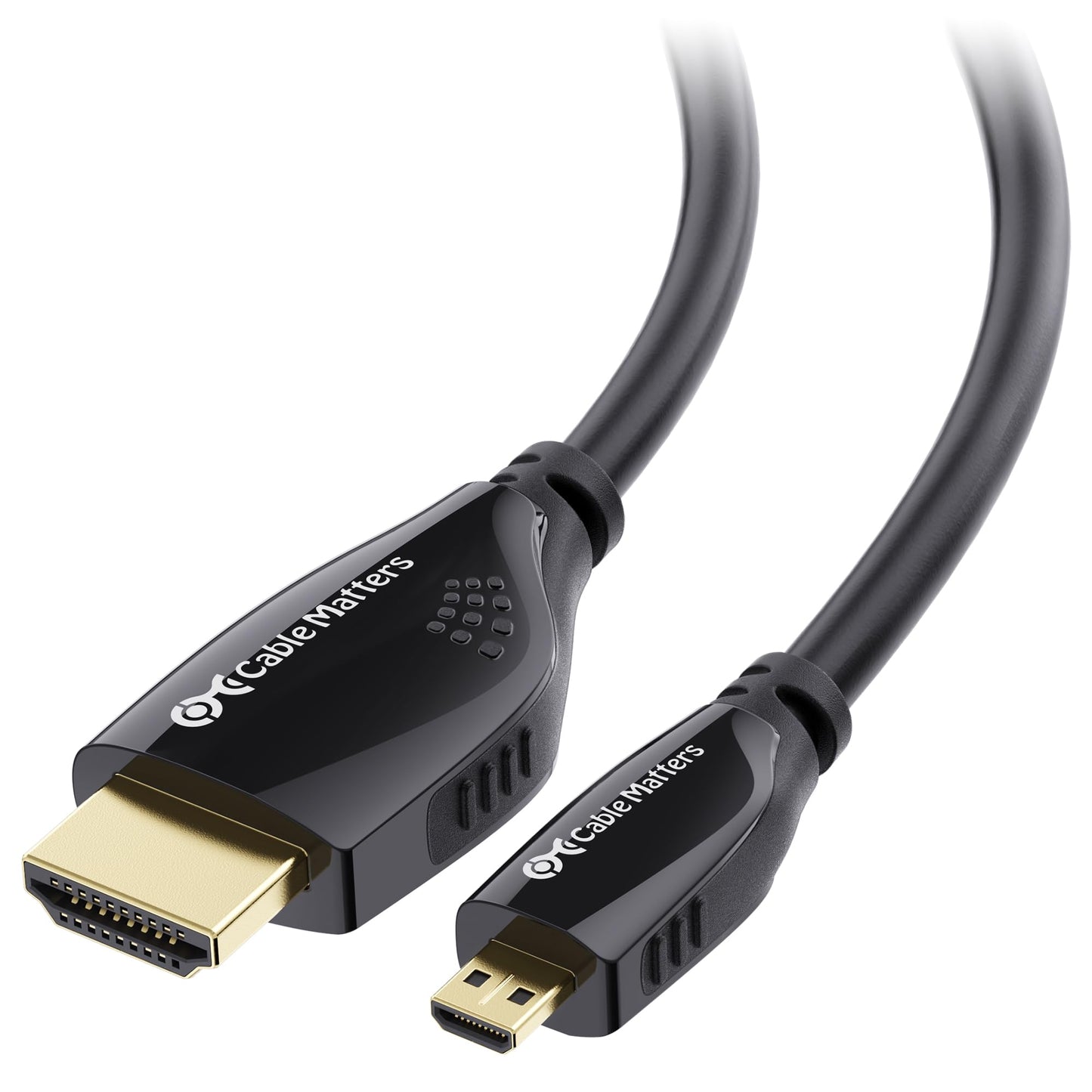Cable Matters High-Speed Long 4K Micro HDMI to HDMI Cable - 25ft, Ideal for Tablet, Notebook, Camera, Raspberry Pi 4 and Raspberry Pi 5