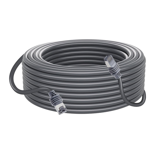 VEVOR Starlink Gen 3 Cable, 100 FT, 26 AWG Copper Core, Durable Extension Cable for Standard Generation 3, Compatible with Starlink Rectangular