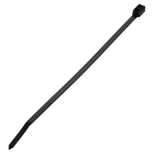 Panduit PLB2S-C0 Double Loop Cable Tie, Standard, Weather Resistant Nylon 6.6, 7.6-Inch Length, Black (100-Pack)