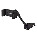 Scosche H12VFXM PowerMount Phone Mount for Car | 12V Charger for Vehicle's Power Port | 7.5 Watts | Flexible Mount Arm| Black