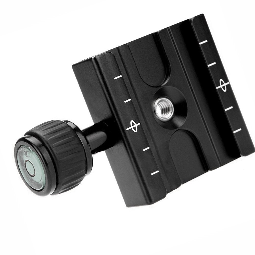 Fotasy 50 mm Arca Swiss Type Clamp, Quick Release Plate Clamp, QR Clamp, Arca Tripod Mount for Tripod Head Monohead, fits Arca Style Plate