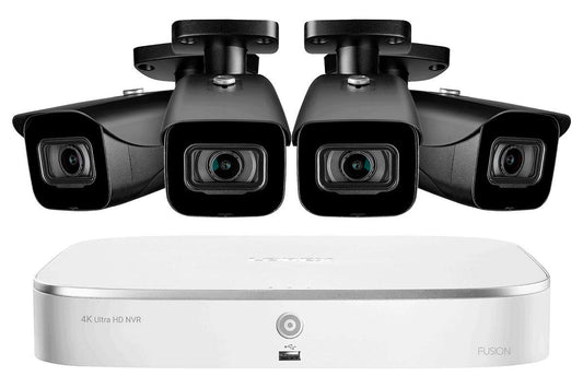 8-Channel Fusion NVR System with 4K (8MP) IP Cameras 4 / Black