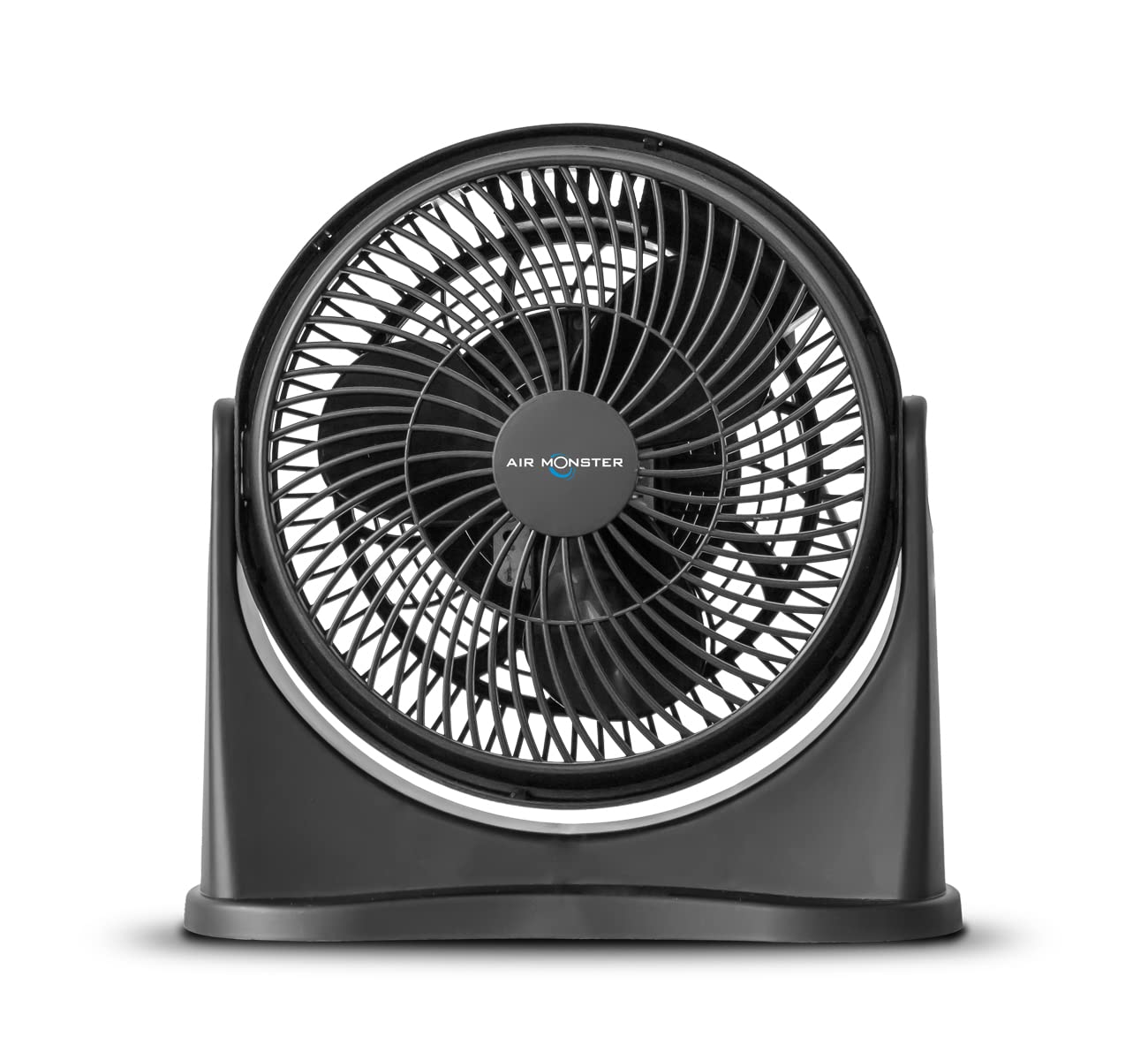 Air Monster 15655 High Velocity Personal Desk Fan, 8 Inch, Black