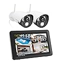 CasaCam GuardianCam Deluxe | 2 1080p Cameras and one 7" Touchscreen Monitor | Wireless Camera System | AC Powered, Two-Way Audio, Free APP, 32GB SD