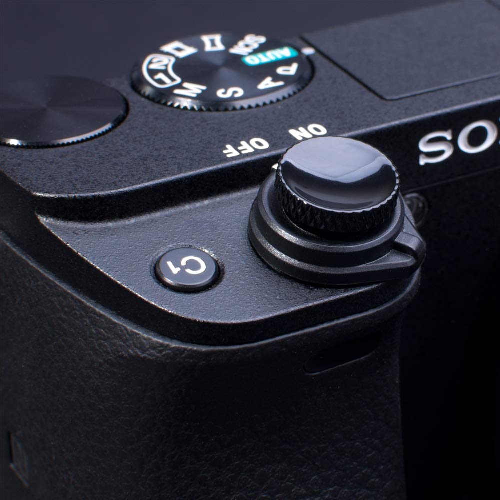 VKO Camera Soft Release Shutter Button Cap for GFX 50S 50R X-H1 X-T1 X-T200 X-T100 XF10 X-A7 X-A5 X-A20 X70 Flat Surface Cameras Shutter Button