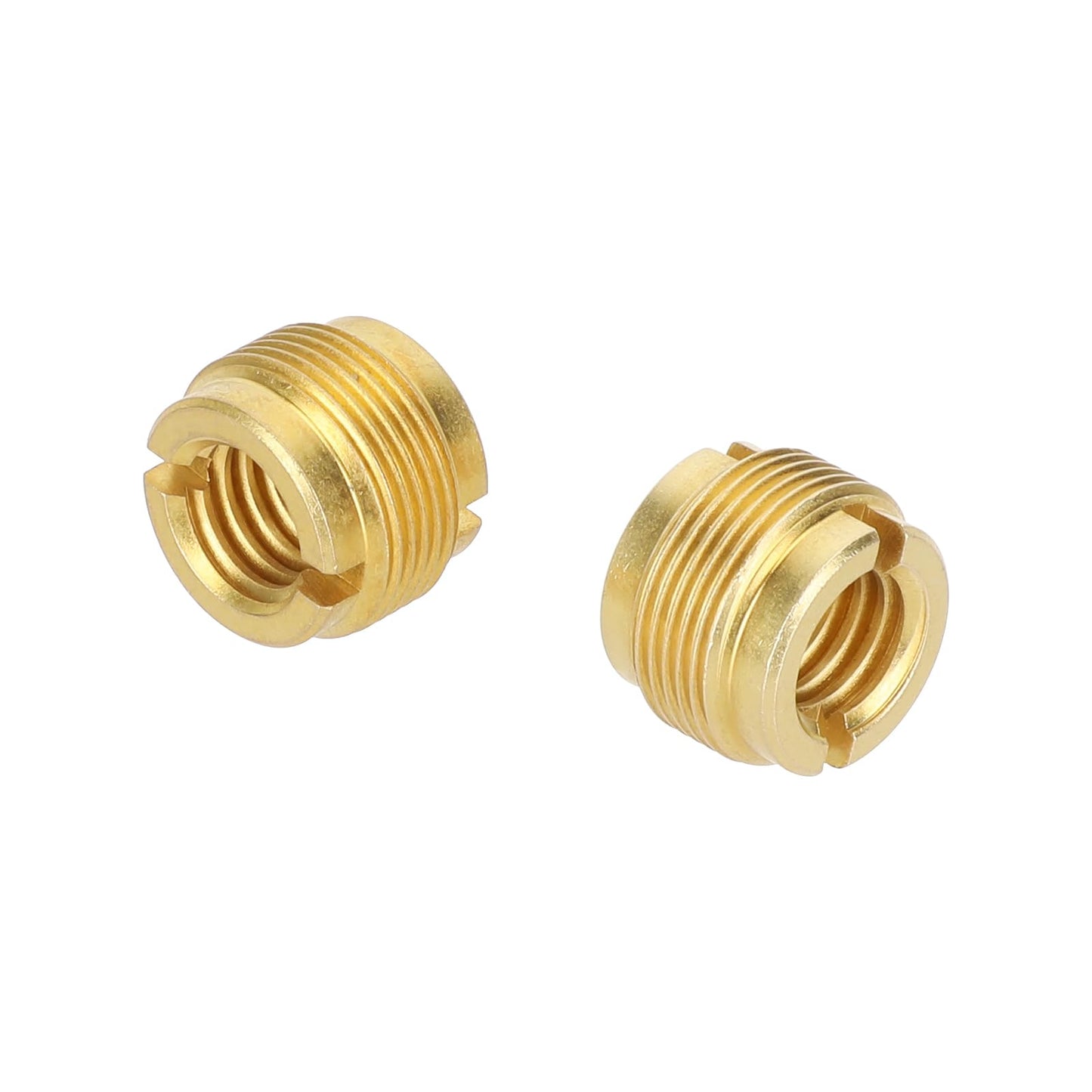 CAMVATE 3/8” Female To 5/8" Male Threaded Screw Adapter For Mic Microphone Stand(2 Pieces)