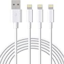 Marchpower Lightning Cable MFi Certified, 3Pack 6FT iPhone Charging Cable, USB A to Lightning Charger Cable for iPhone 14 Plus 13 Pro Max 12 11 Pro…
