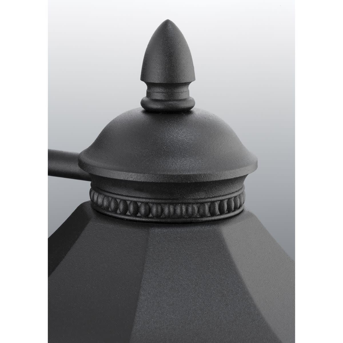 Progress Lighting Edition Collection 1-Light Water Glass Traditional Outdoor Small Wall Lantern Light Antique Bronze