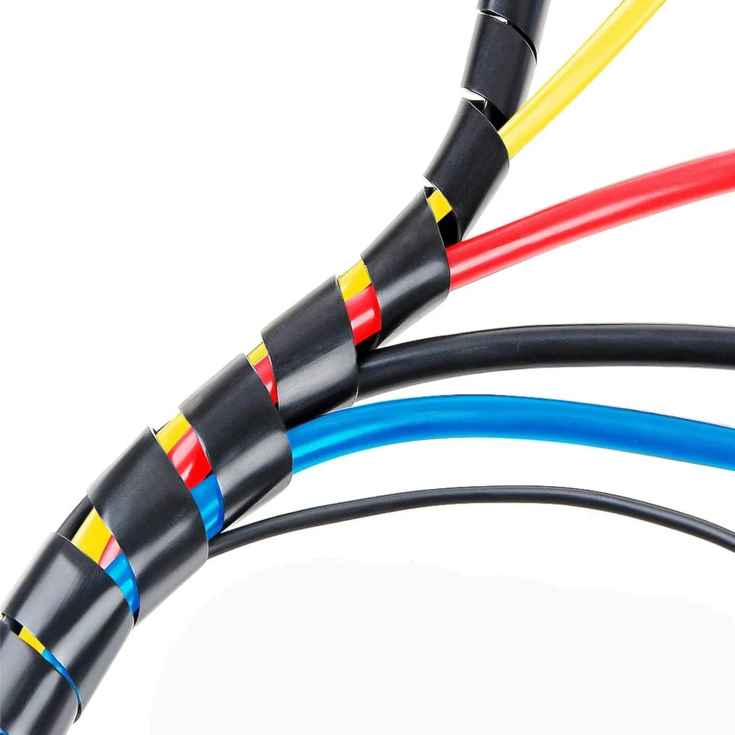 Spiral Cable wrap, 39FT Wire wrap,1/2 inch Spiral Cable Wraps for Cords Covers Bundle Sleeve Hose for Computer, Power,PC, Audio & Video Electrical