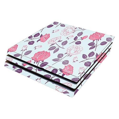 MightySkins Skin Compatible with Sony PS4 Pro Console - Vintage Floral | Protective, Durable, and Unique Vinyl Decal wrap Cover | Easy to Apply