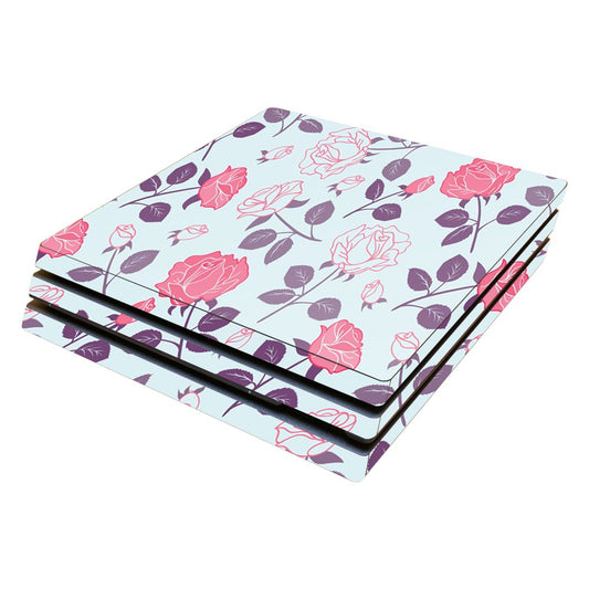 MightySkins Skin Compatible with Sony PS4 Pro Console - Vintage Floral | Protective, Durable, and Unique Vinyl Decal wrap Cover | Easy to Apply