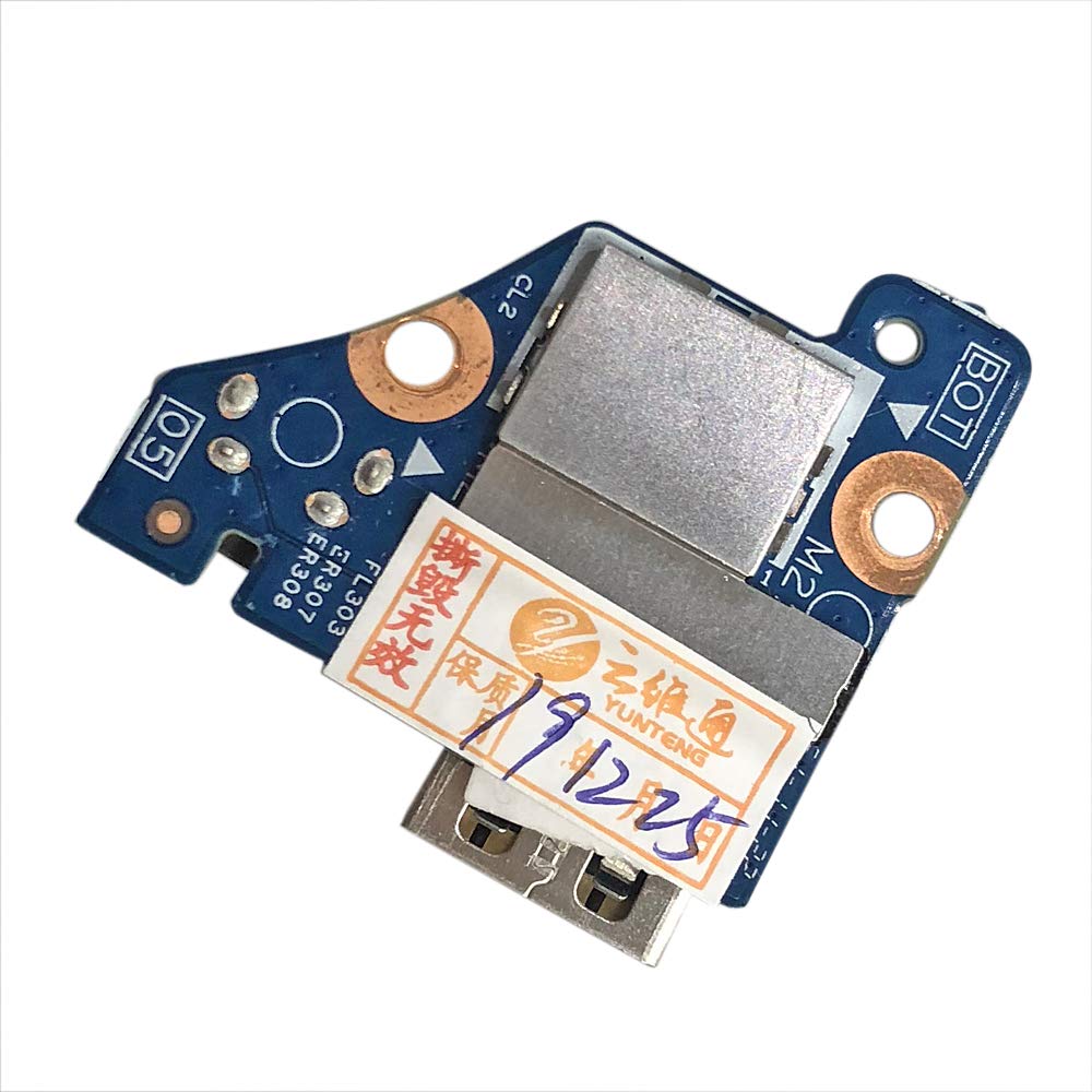 GinTai Laptop USB 3.0 Power Button Board for HP Envy x360 15m-cn0011dx 15m-cn0012dx 448.0ED01.0011/15-CN 15M-CN 15-CP 15M-CP 15-cp0053cl 15-cp0008ca